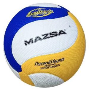 MAZSA PU MİCRO FİBER VOLEYBOL TOPU BEYAZ-SARI-LACİVERT