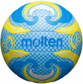 PU DERİ / MAKİNE DİKİŞLİ / 18 PANEL / MAVİ-SARI / NO: 5