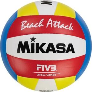 MIKASA DERİ PLAJ VOLEYBOL TOPU DİKİŞLİ VXS-BA