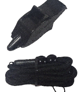 AVESSA DK-30-BLACK İPLİ DÜDÜK SİYAH RENK