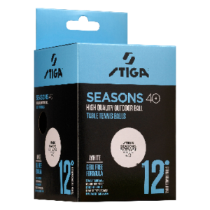 STIGA TABLE TENNIS BALL SEASONS WHITE - PİNPON TOPU BEYAZ 12 Lİ