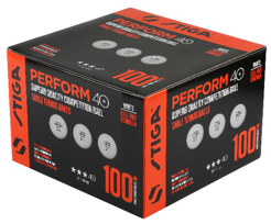 STIGA BALL PERFORM 3 STAR ABS WHITE - PİNPON TOPU 3 YILDIZ BEYAZ 100 LÜ