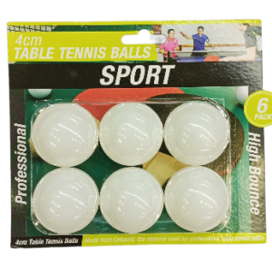 AVESSA SILVER 40+ PİNPON TOPU 6 LI ANTRENMAN PİNPON TOPU