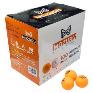 MOZURU MZR100-ORG ITTF ONAYLI BEYAZ PİNPON TOPU 100'LI