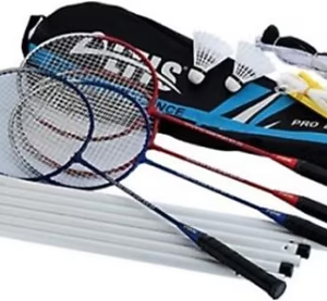 ALTIS BS-20 ALÜMİNYUM GÖVDE BADMİNTON RAKET SETİ 4 RAKET, 3 TOP, AĞ